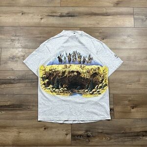 Vintage 90’s Habitat Native American Wrap Around Single Stitch Graphic Tee